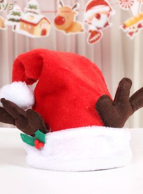 圣诞节圣诞帽Christmas hat decorated hat Christmas antler