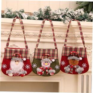 Cartoon Christmas decoration tree goodie bag Gift bag圣诞袜