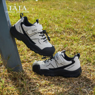 儿童运动鞋 丑萌鞋 女童鞋 防滑男童网面户外跑步鞋 春小白鞋 TATA童鞋