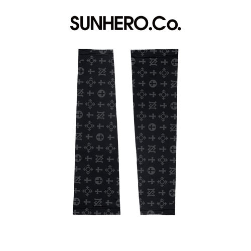 sunhero防晒冰袖套夏季薄款防紫外线户外开车骑行冰丝印花手套