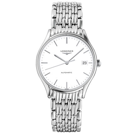 Longines/浪琴正品手表男 律雅系列钢带机械男表 L4.860.4.12.6