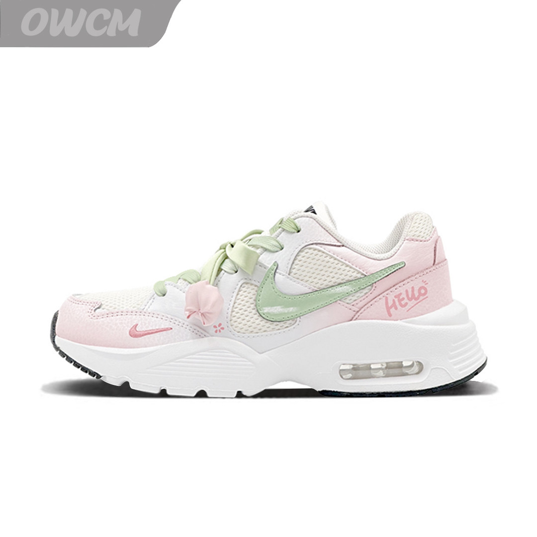Nike Air Max Fusion 春日花蕾小清新简约增高跑步鞋女子定制鞋
