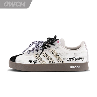 neo 女子定制鞋 百搭休闲板鞋 斑点小狗豹纹Y2k潮流时尚 Adidas