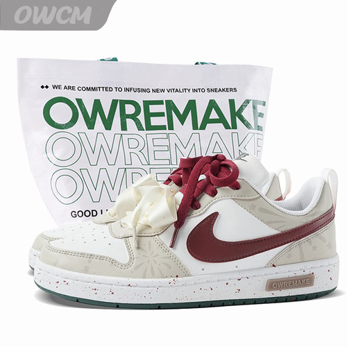 耐克Nike Court Borough 新春伊始烟花浪漫休闲板鞋女子定制鞋