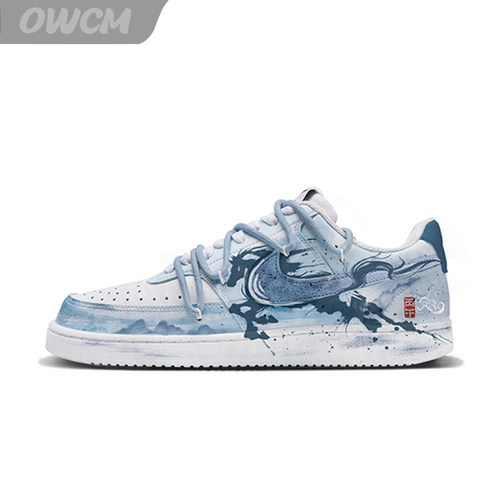 Nike Court Vision 驰骋国风马年限定低帮休闲板鞋男女鞋定制鞋
