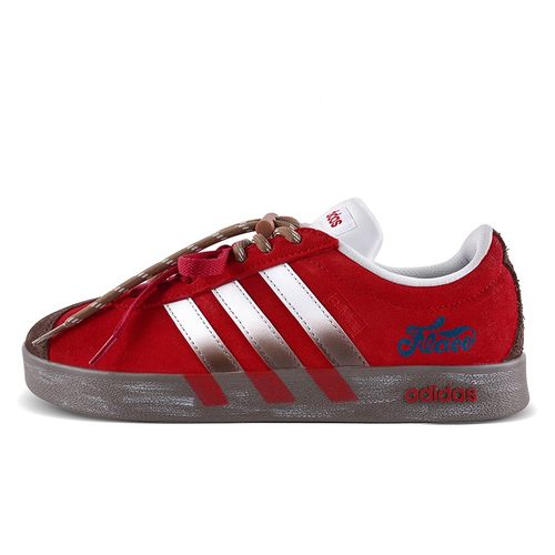 Adidas neo VL 红酒微醺潮流时尚低帮百搭休闲板鞋男女鞋定制鞋