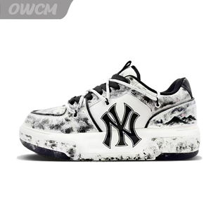 MLB Chunky Liner 山之巅新中式水墨风增高休闲板鞋男女鞋定制鞋