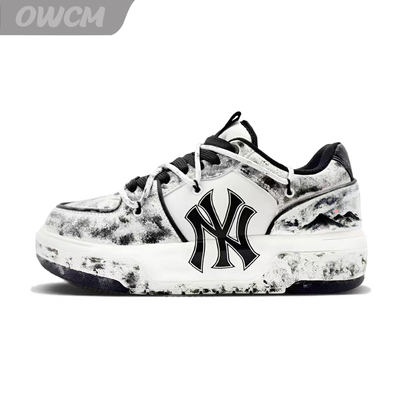 MLB Chunky Liner 山之巅新中式水墨风增高休闲板鞋男女鞋定制鞋