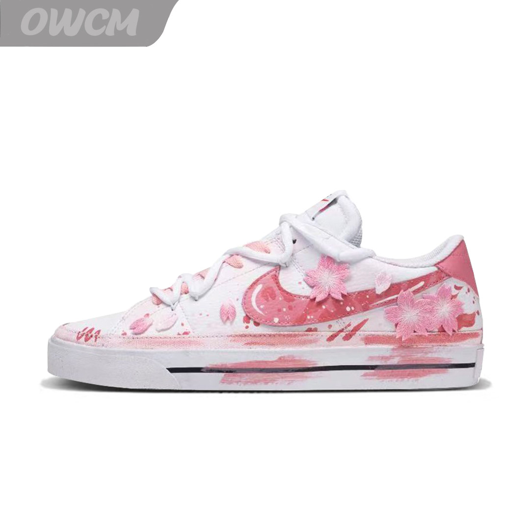 Nike Court Legacy 富士樱花七夕限定时尚休闲板鞋男女鞋定制鞋