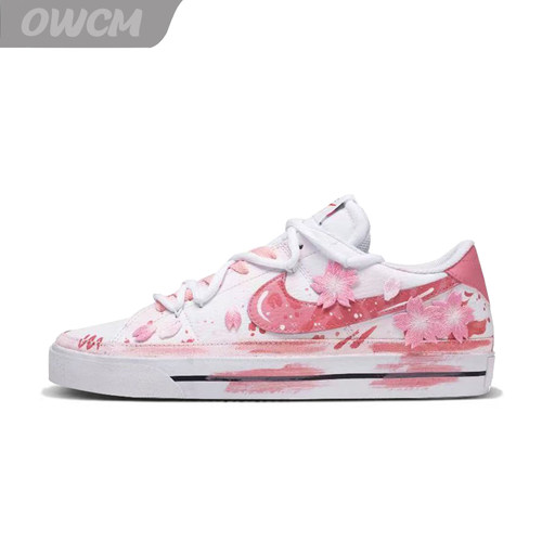Nike Court Legacy 富士樱花七夕限定时尚休闲板鞋男女鞋定制鞋
