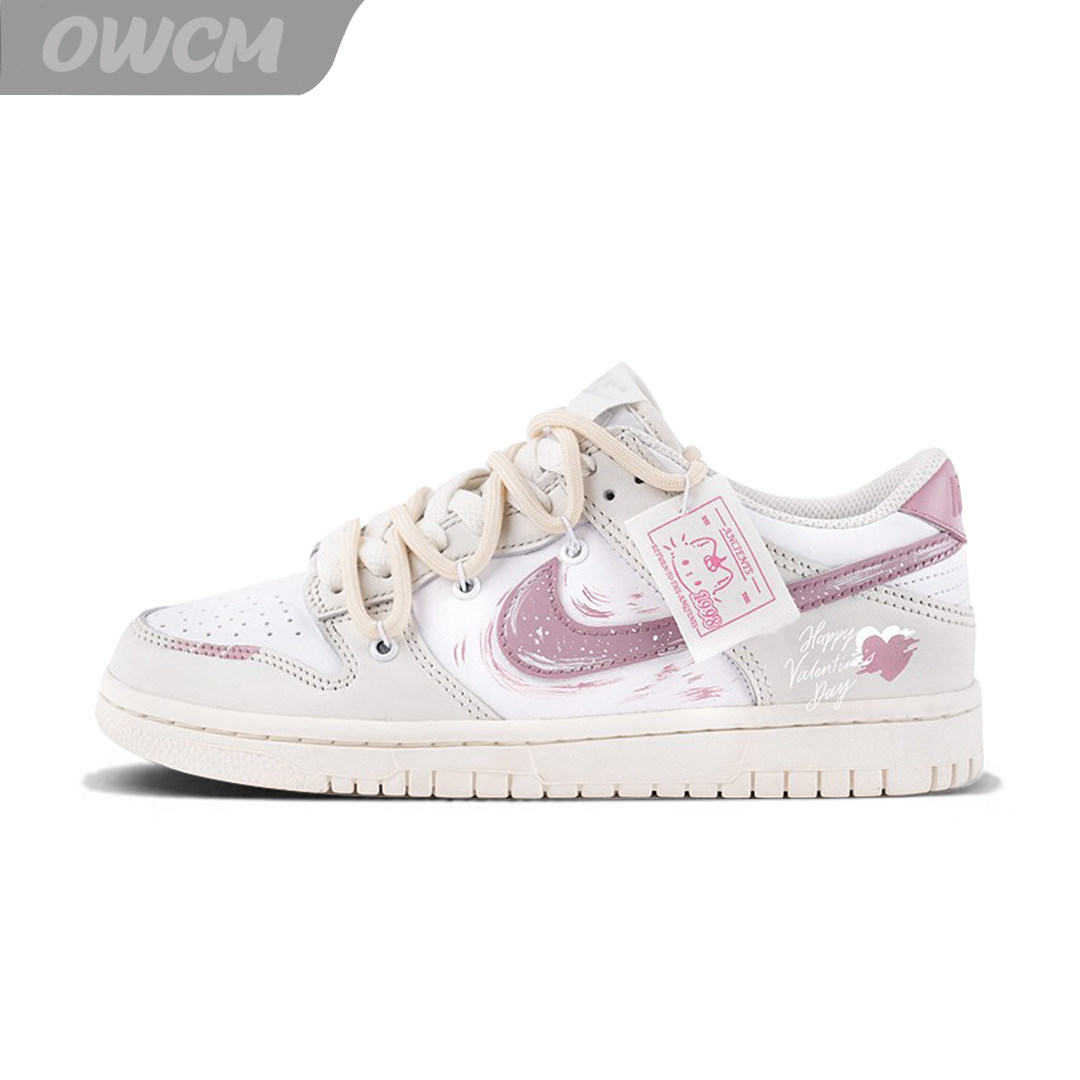 Nike Dunk Low 爱心喵咪可爱校园风百搭低帮休闲板鞋女子定制鞋