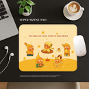 星星人鼠标垫女生小号锁边办公室桌垫创意高颜值鼠标垫子轻奢高级