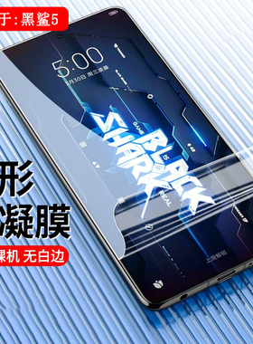 泰利蒙 适用黑鲨5Pro磨砂水凝膜PAR-A0小米黑鲨5手机保护膜SHARK 5RS屏幕软贴摸KTUS-a0抗蓝光KSR-Ao前后高清