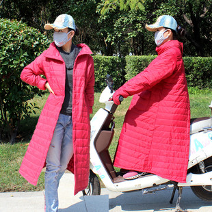 开车防风衣服连体夹棉挡腿防雨电动电瓶车挡风被薄棉外套春秋冬季