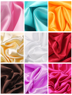 Satin fabric Satin color Silk gift box lining silk cloth