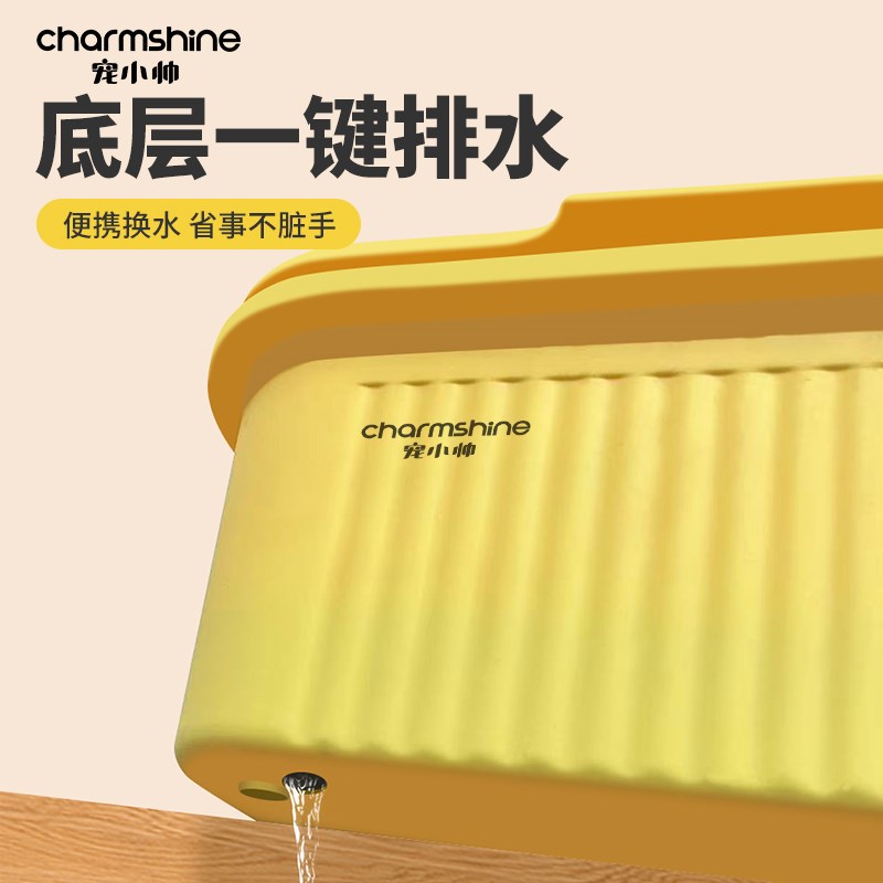 热销宠小帅新型乌龟缸双层龟便分离生态绿植造景缸家用桌面鱼龟混