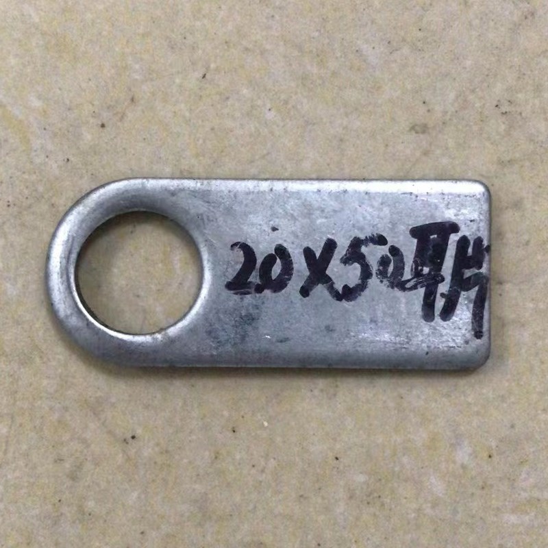 热销圆头耳片卷帘门铁角码门窗弯码平角码护栏连接件焊接胀丝固定