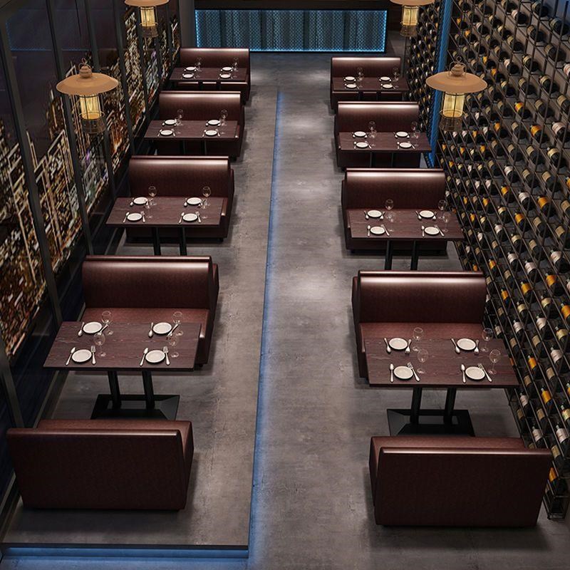 热销定制酒吧沙发卡座复古烧烤小吃火锅店桌椅工业风清吧餐厅桌椅