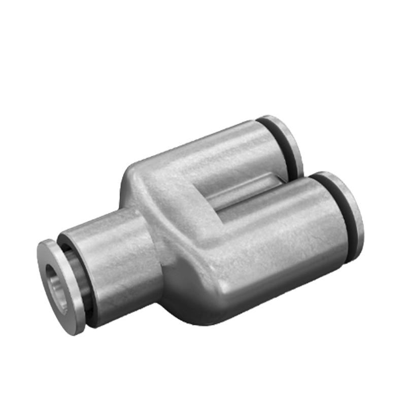 热销304不锈钢Y型三通气动快插接头PY4/6/8/10/12/16气管接头