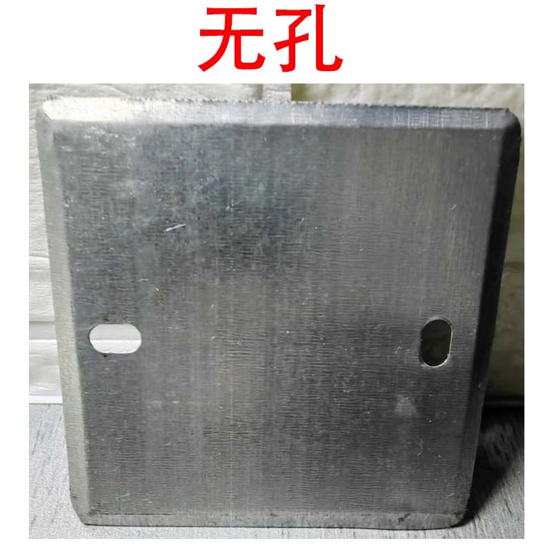 热销86型铁盒金属盖板接线盒盖板八角接线盒盖板暗盒86明盒盖镀锌