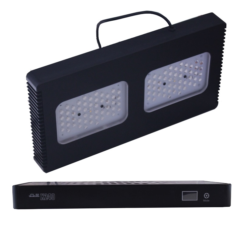 热销X240大功率海水缸养珊瑚LED灯XR30G5buue手机APP智能遥控日出