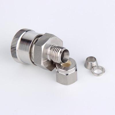 热销。熊川真空接头 卡套转石英管接头 真空变径 石英管变径接头