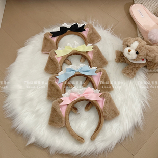猫猫祟祟～甜美小狗女仆发箍日系可爱软妹Lolita配饰狗耳朵puppy