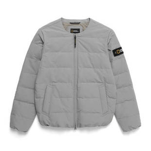 反季NATIONAL国家地理韩国代购秋冬N244UDW920男女连帽鹅绒羽绒服