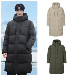 DISCOVERY韩国代购直邮25秋冬男士户外鹅绒中长款羽绒服DMDJ67056