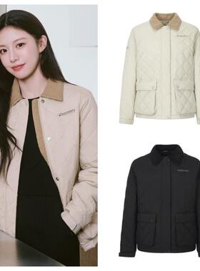 DISCOVERY韩国代购直邮25款户外女士翻领防风棉服外套DWPD36056