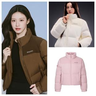 DISCOVERY韩国代购直邮25秋冬女士户外短款鸭绒羽绒服DWDJ8D056