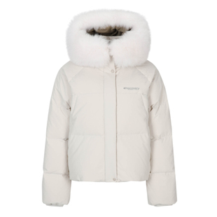 DISCOVERY韩国代购直邮25秋冬女士户外毛领鹅绒羽绒服DWDJ99056