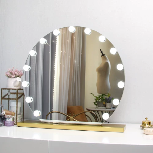 Настольное светодиодное зеркало с подсветкой, туалетный столик, умный заполняющий свет, популярно в интернете