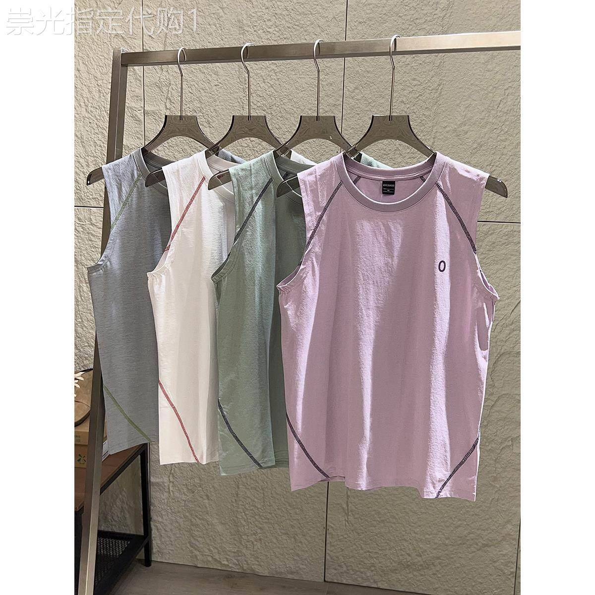 户外山系机能风速干透气2026夏季男士运动篮球圆领印花无袖背心潮