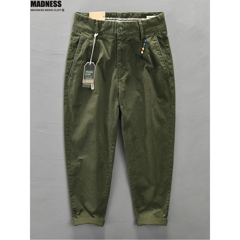 Madness Mdns Clot秋季新款潮流百搭工装裤男士哈伦裤子加肥加大