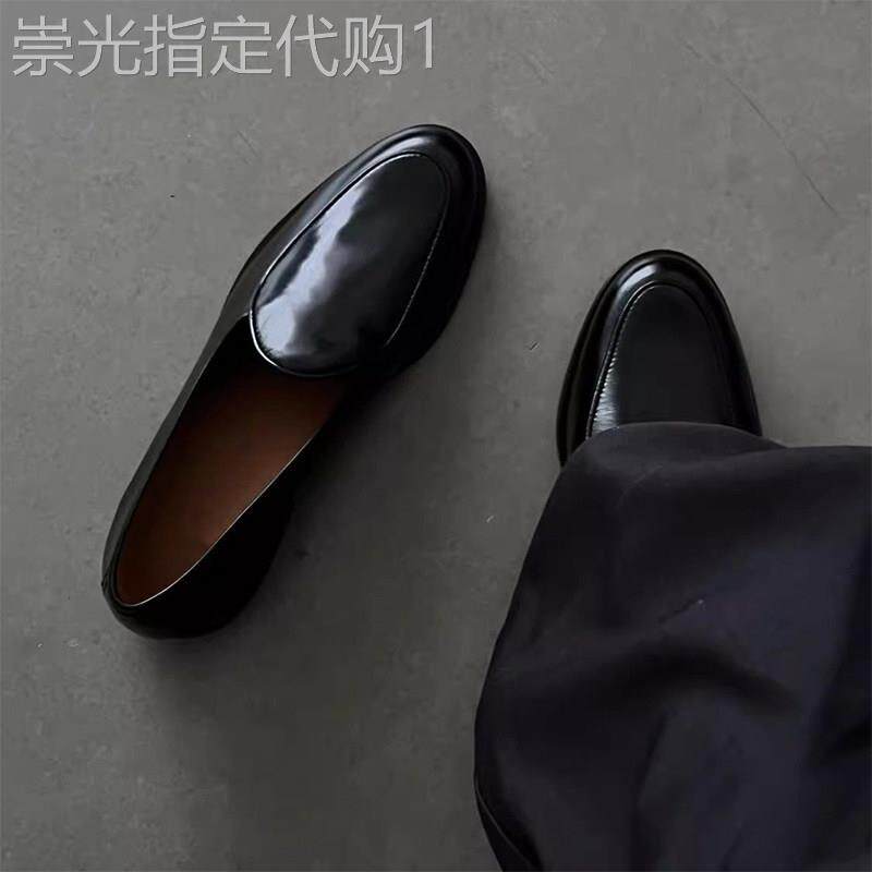 鞋子男鞋夏季透气2026新款商务正装休闲皮鞋男款一脚蹬增Gola福鞋