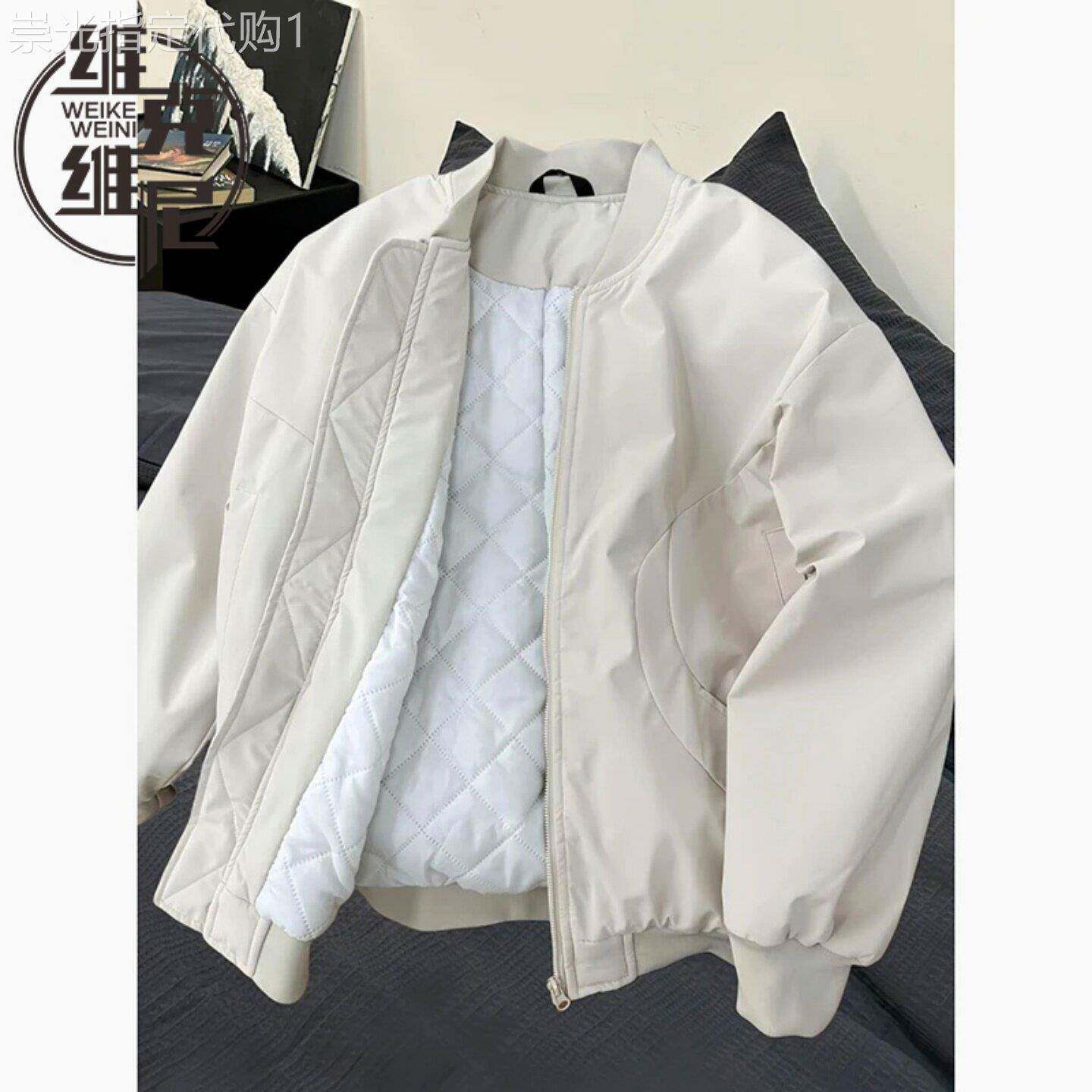 ma1飞行员夹克男士秋冬夹棉加厚棉衣美式潮牌休闲帅气棒球服外套