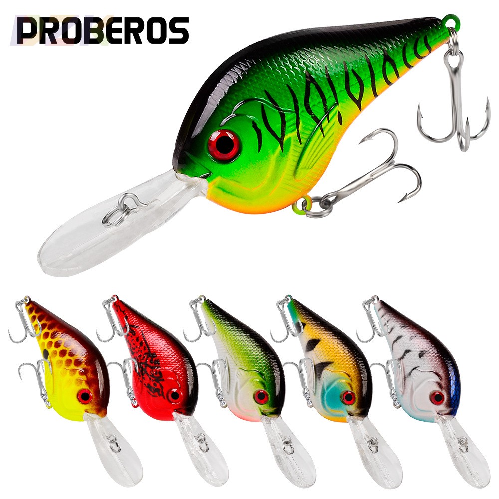 路亚鱼饵假饵9.5cm-10.11g摇滚小胖子5色塑料仿生鱼饵渔具DHC00.6