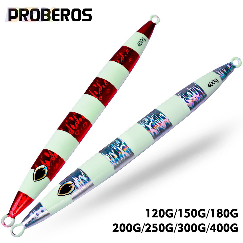 快抽深海路亚铁板 速沉铁板铅鱼120g-400g镭射夜光船钓海钓路亚.8