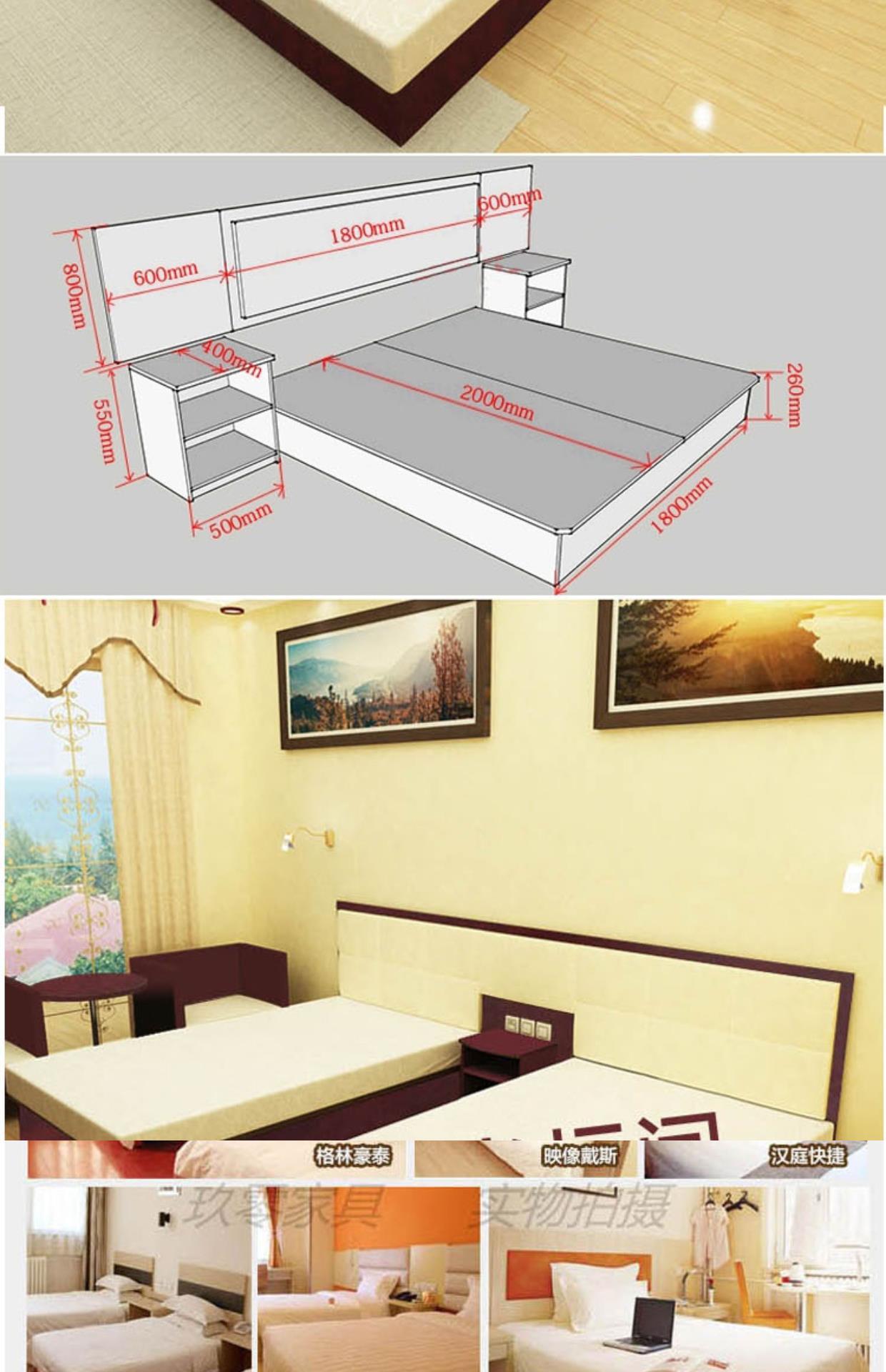 Vân Nam Côn Minh Simple Modern Express Hotel Hotel Toàn bộ Phòng tiêu chuẩn Phòng Suite Nội thất đặc biệt Giường TV - Nội thất khách sạn tu quan ao