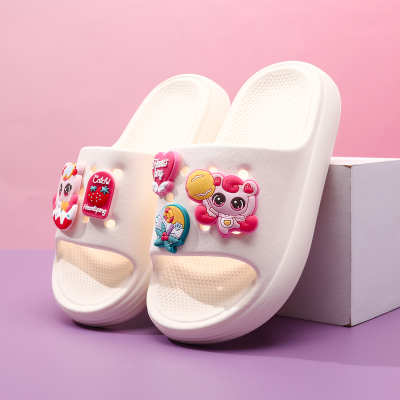 奇妙萌可儿童拖鞋女童夏季2025新款室内家居防滑软底宝宝女孩凉拖
