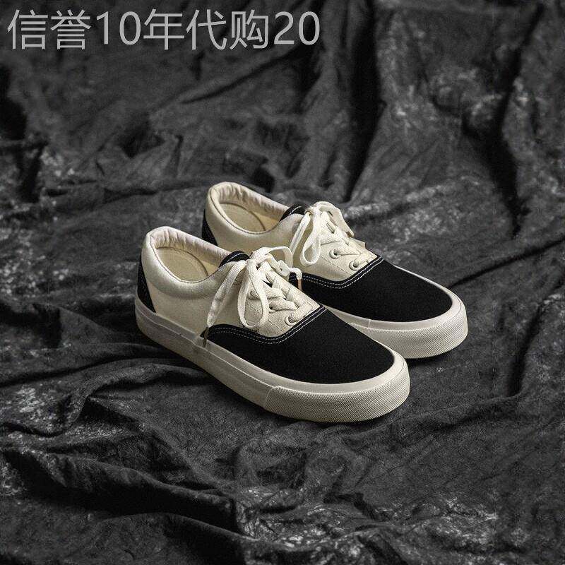 清爽气质百搭款~ MAKISO!休闲情侣时尚帆布鞋男女透气浅色板鞋新