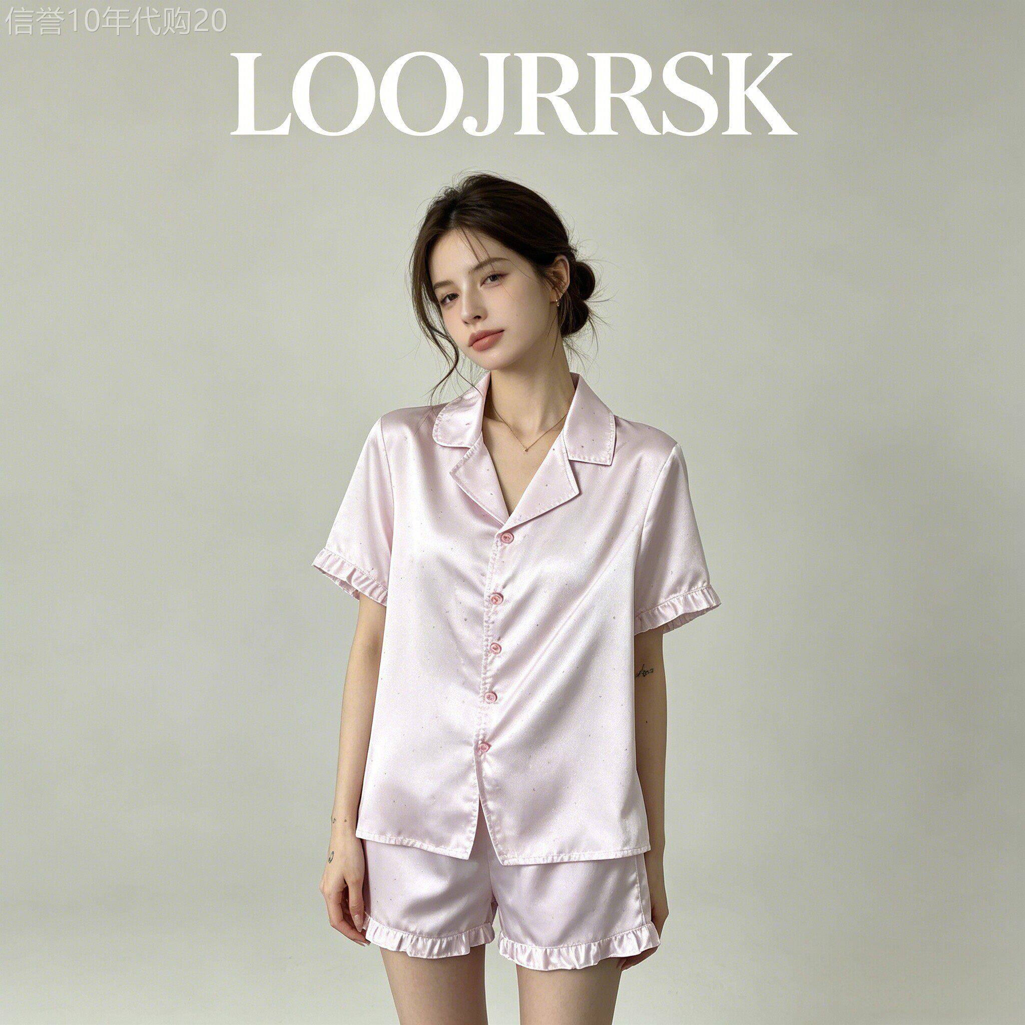 甜美少女粉色波点夏季桑蚕丝睡衣2025新款家居服短袖短裤外穿夏款