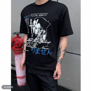 Amateurfit “七武士”复古印花七武士短袖T恤索罗娜凉感clean