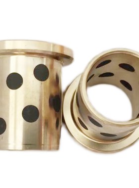 铜套MPFZU20-15/20无油衬套F32*4/20*24*20 石墨自X润滑铜合金导