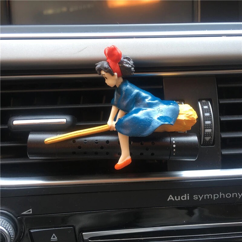 ambientador de dibujos animados para coche, aroma de perfume