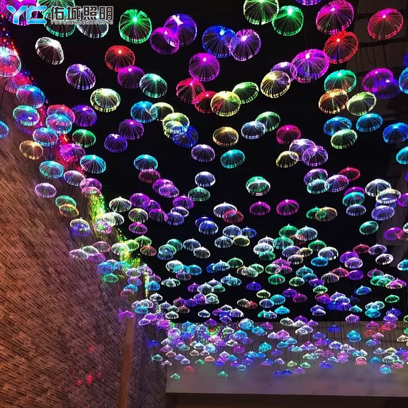 水母灯佑城室外防雨清吧酒吧餐厅