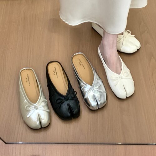 内增高分趾包头拖鞋女夏外穿2026新款百搭配裙子玛丽珍休闲0903e