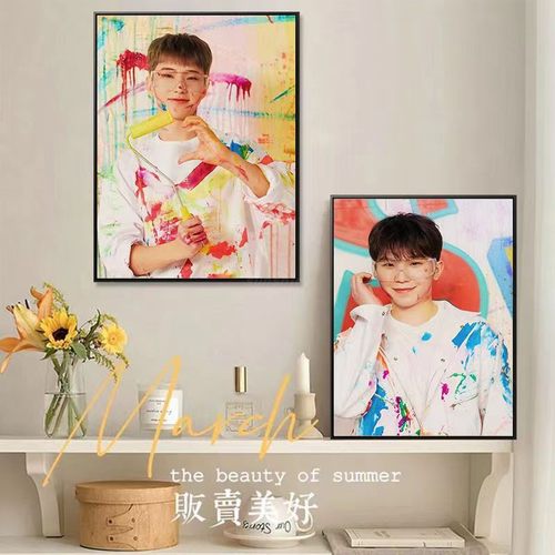 Seventeendiy数字油画明星周边