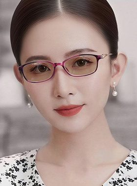 防紫外线香槟色墨镜茶色太阳镜女